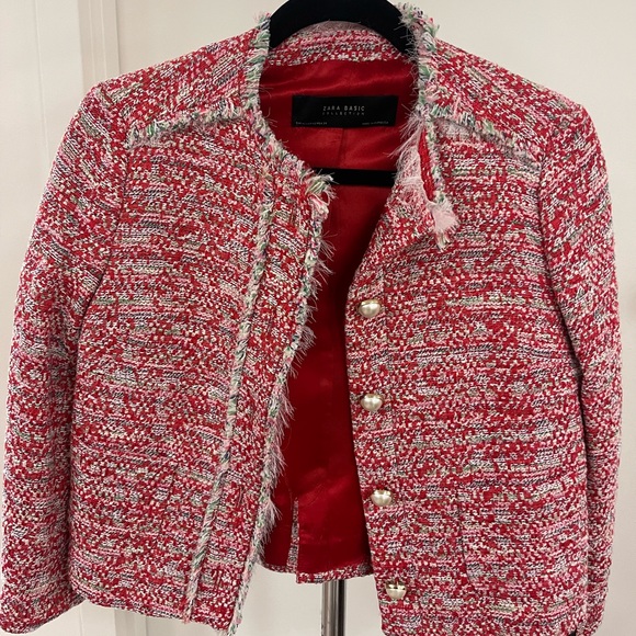 ZARA Tweed Blazer Jacket (NWT) - Picture 5 of 5